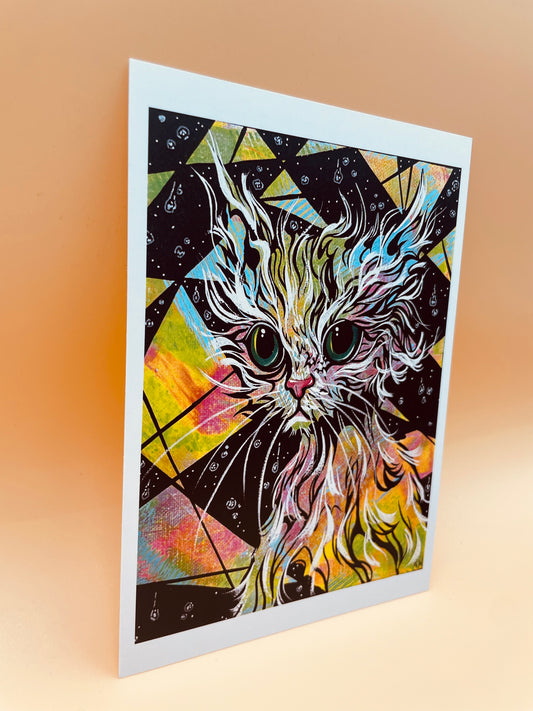 Cat Dragged In Print