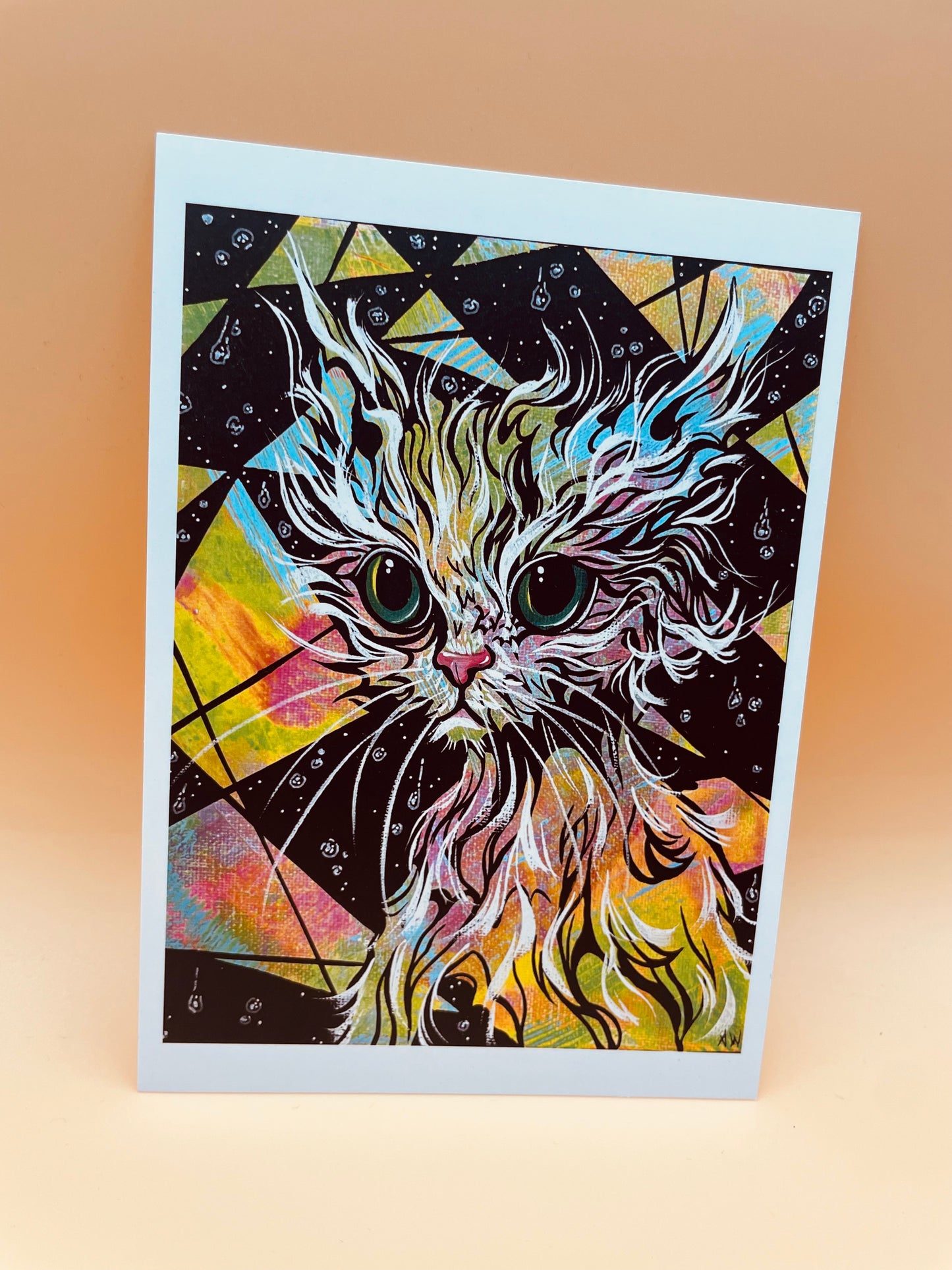 Cat Dragged In Print