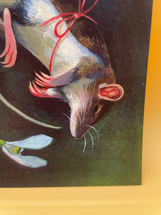 Funeral Mouse Print