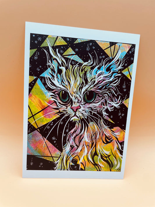 Cat Dragged In Print
